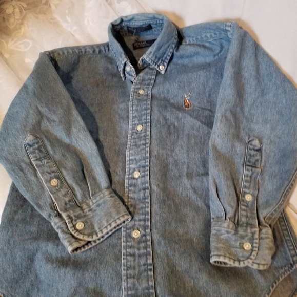 Polo by Ralph Lauren Other - Ralph Lauren Boys Denim Shirt Sz S(6-8) Polo by Ralph Lauren Other - Ralph Lauren Boys Denim Shirt Sz S(6-8)